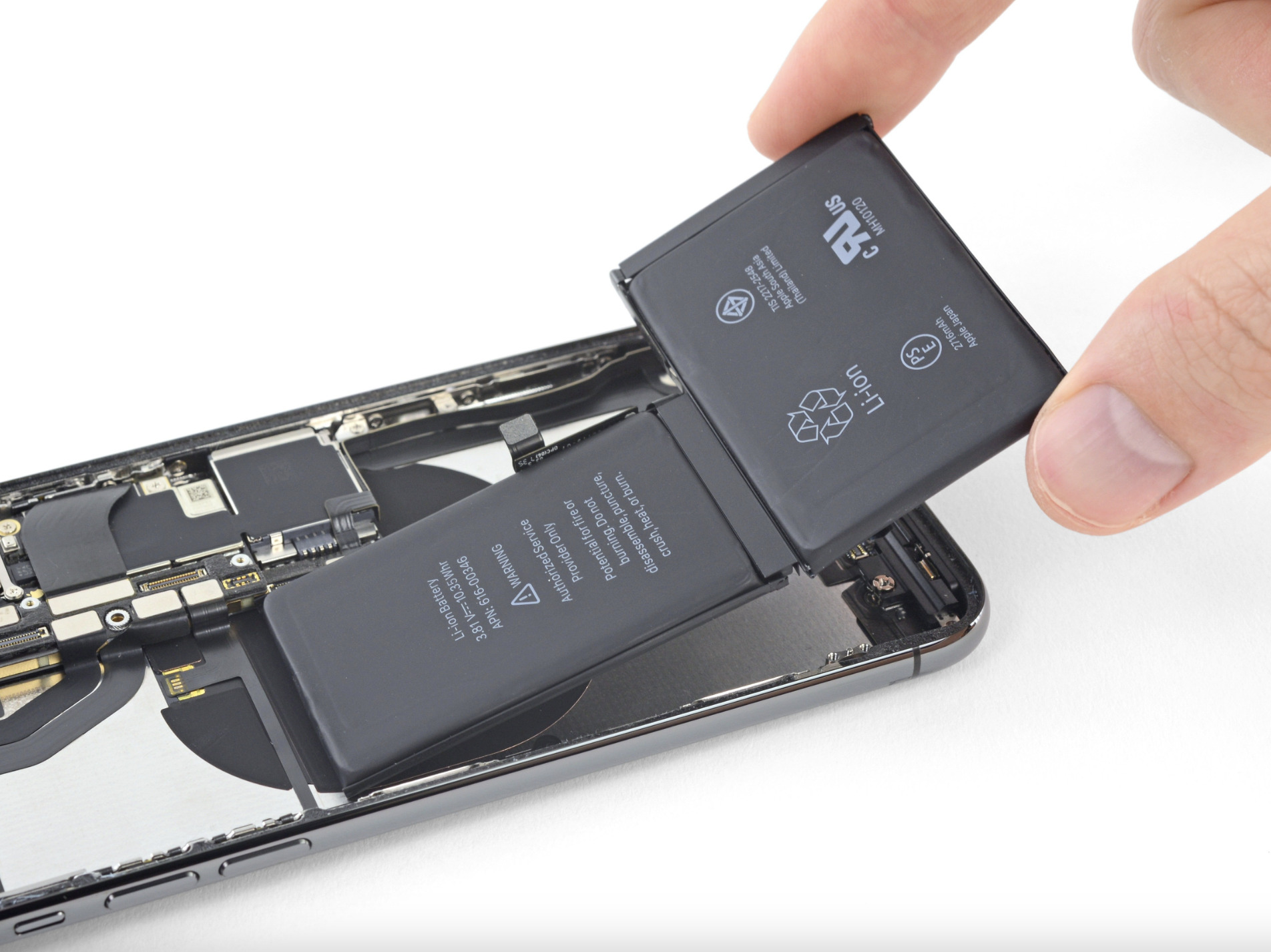 Réparation batterie iPhone X